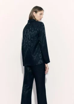 Mujer Brownie Spain Abrigos Y Chaquetas-Americana Cruzada Jacquard