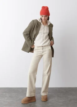 Mujer Brownie Spain Abrigos Y Chaquetas-Americana Cruzada Pata De Gallo Con Lana