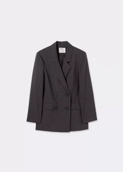 Mujer Brownie Spain Abrigos Y Chaquetas-Americana Cruzada Raya Diplomatica