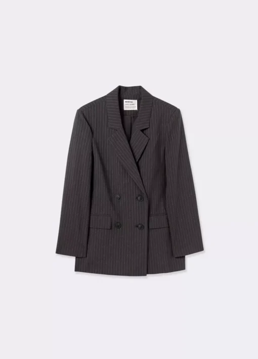 Mujer Brownie Spain Abrigos Y Chaquetas-Americana Cruzada Raya Diplomatica