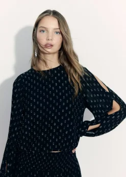 Mujer Brownie Spain Camisas Y Blusas-Blusa Aberturas Dobby