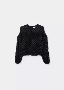 Mujer Brownie Spain Camisas Y Blusas-Blusa Aberturas Dobby