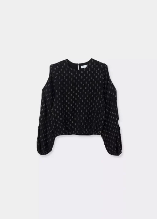 Mujer Brownie Spain Camisas Y Blusas-Blusa Aberturas Dobby