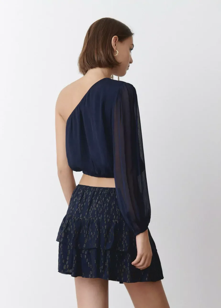 Mujer Brownie Spain Camisas Y Blusas-Blusa Asimetrica Choker