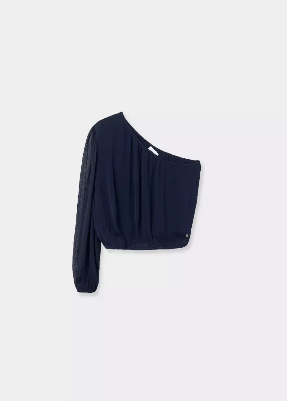 Mujer Brownie Spain Camisas Y Blusas-Blusa Asimetrica Choker