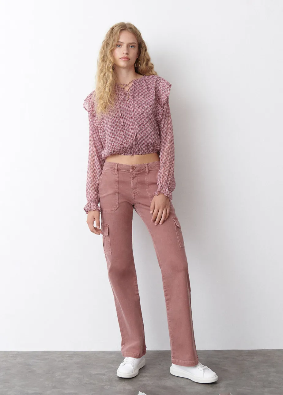 Mujer Brownie Spain Camisas Y Blusas-Blusa Corta