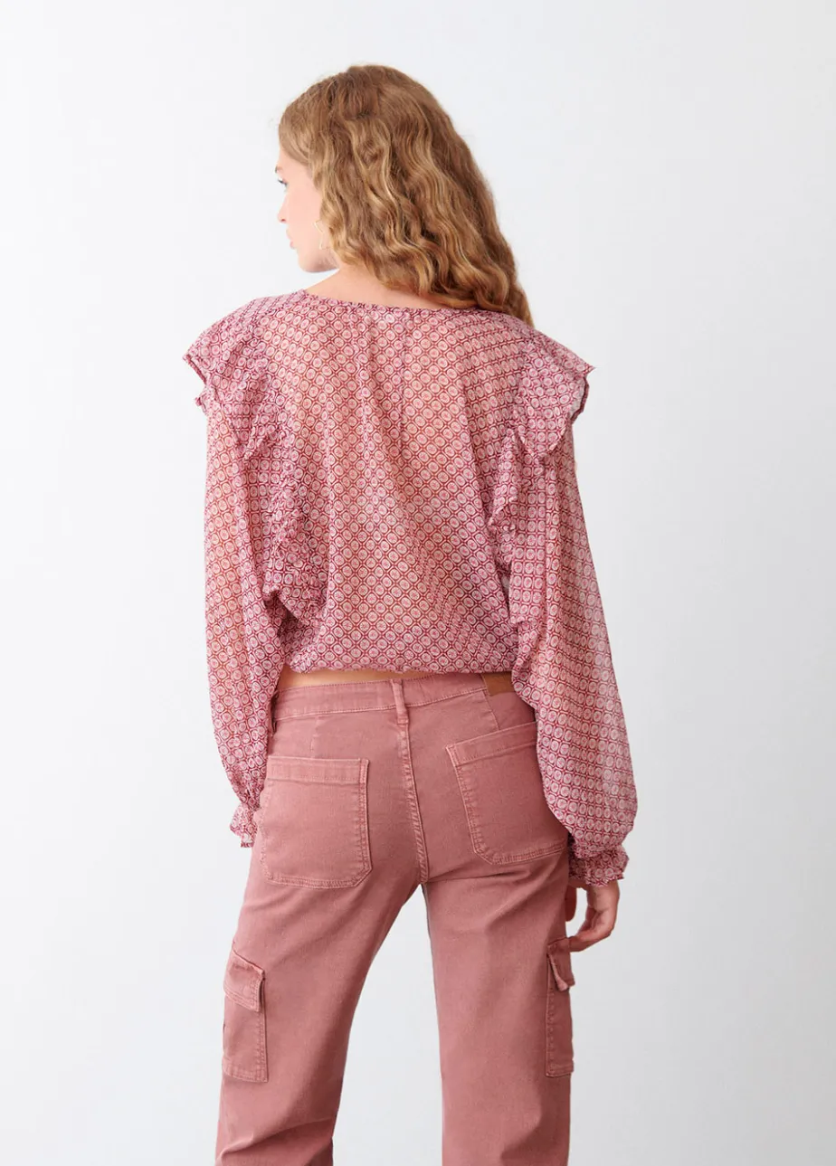 Mujer Brownie Spain Camisas Y Blusas-Blusa Corta