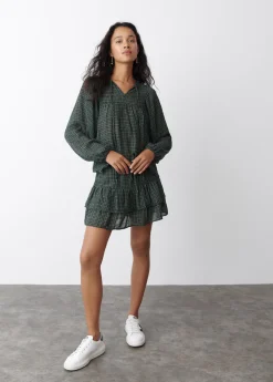 Mujer Brownie Spain Camisas Y Blusas-Blusa Cuadros Escote Cuadrado