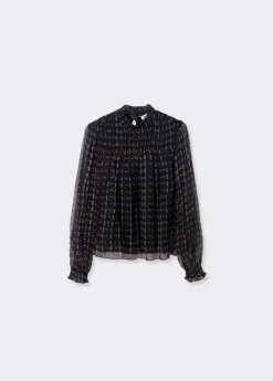 Mujer Brownie Spain Camisas Y Blusas-Blusa Cuello Alto