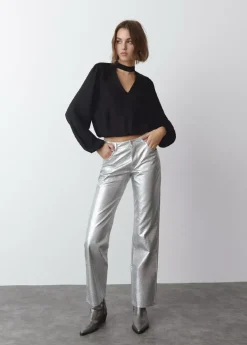 Mujer Brownie Spain Camisas Y Blusas-Blusa Lisa Con Chocker