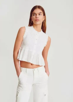 Mujer Brownie Spain Camisas Y Blusas-Blusa Smock Sin Mangas