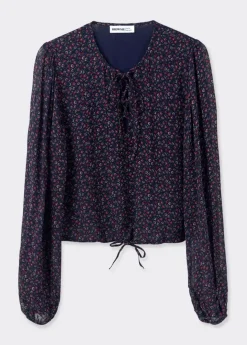 Mujer Brownie Spain Camisas Y Blusas-Blusa Tiras Cruzadas Estampada
