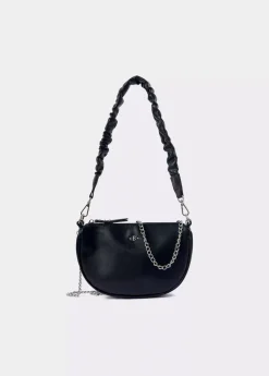 Mujer Brownie Spain Bolsos-Bolso Media Luna Asa Arrugada