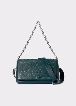 Mujer Brownie Spain Bolsos-Bolso Mediano Solapa Tachas