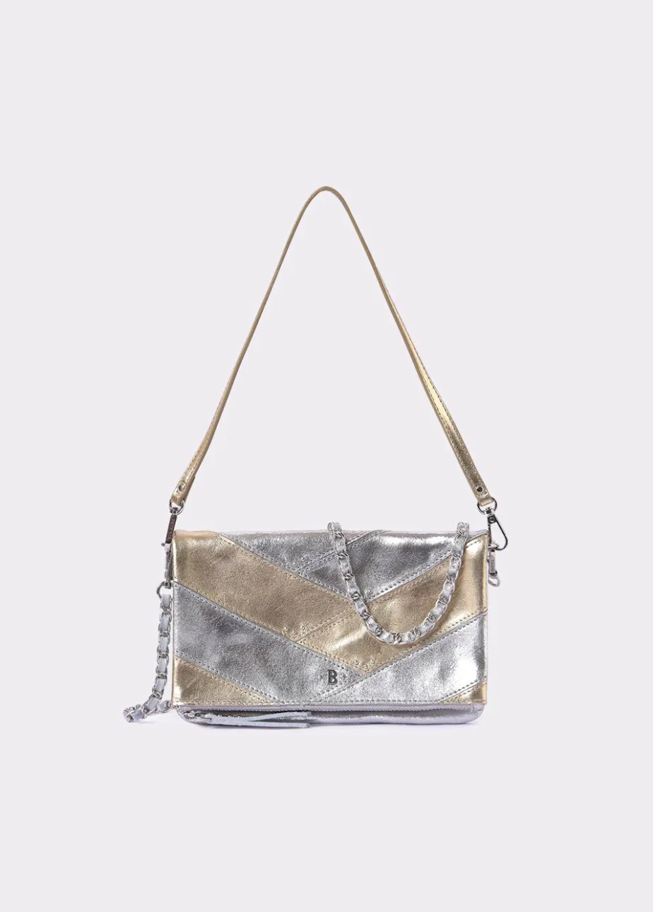 Mujer Brownie Spain Bolsos-Bolso Solapa Patchwork Piel