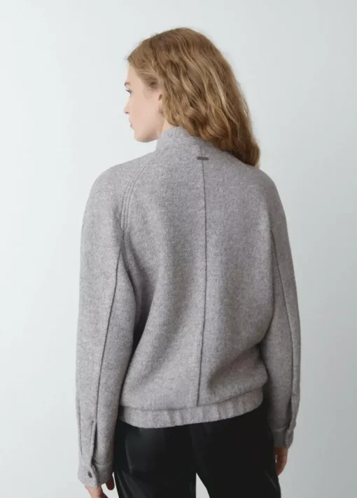 Mujer Brownie Spain Abrigos Y Chaquetas-Bomber Bolsillos Delanteros Con Lana