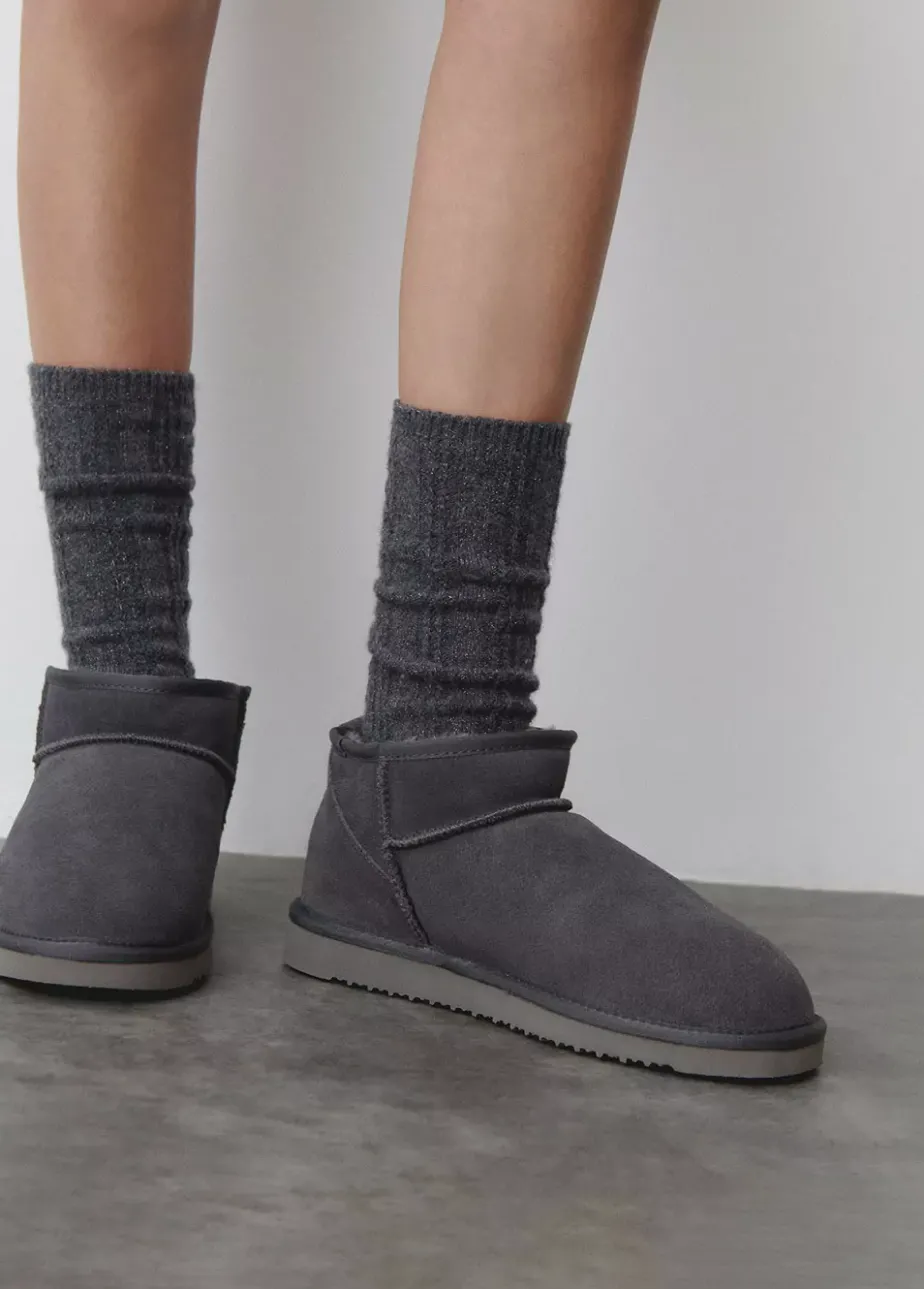 Mujer Brownie Spain Zapatos-Botin Bajo Pelo