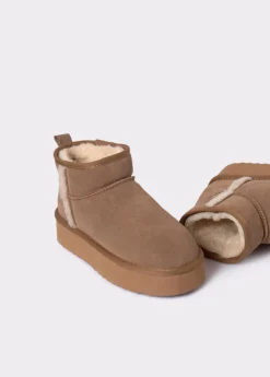 Mujer Brownie Spain Zapatos-Botin Plataforma Pelo