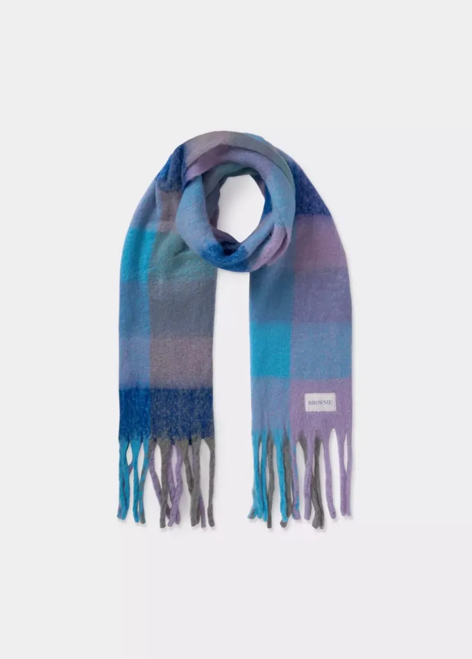 Mujer Brownie Spain Otros Accesorios-Bufanda Gruesa Cuadros Flecos