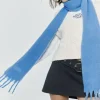 Mujer Brownie Spain Otros Accesorios-Bufanda Gruesa Estrecha Lisa Flecos
