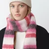Mujer Brownie Spain Otros Accesorios-Bufanda Gruesa Estrecha Rayas Flecos