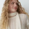 Mujer Brownie Spain Otros Accesorios-Bufanda Punto Calado Cruda