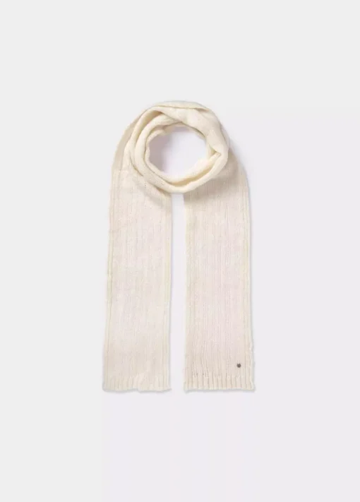 Mujer Brownie Spain Otros Accesorios-Bufanda Punto Calado Cruda