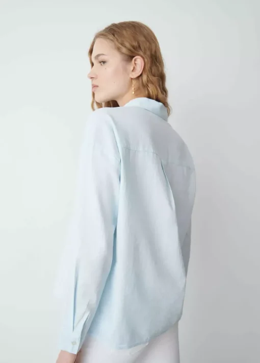 Mujer Brownie Spain Camisas Y Blusas-Camisa Basica Celeste
