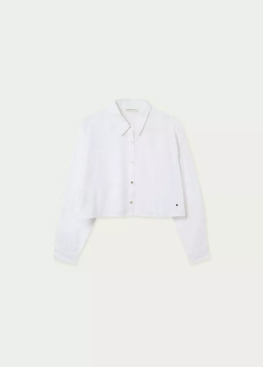 Mujer Brownie Spain Camisas Y Blusas-Camisa Cropped