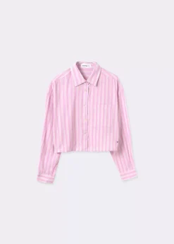 Mujer Brownie Spain Camisas Y Blusas-Camisa Cropped Rayas