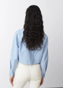 Mujer Brownie Spain Camisas Y Blusas-Camisa Cropped Rayas