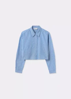 Mujer Brownie Spain Camisas Y Blusas-Camisa Cropped Rayas
