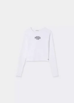 Mujer Brownie Spain Camisetas-Camiseta Baby Tee Manga Larga