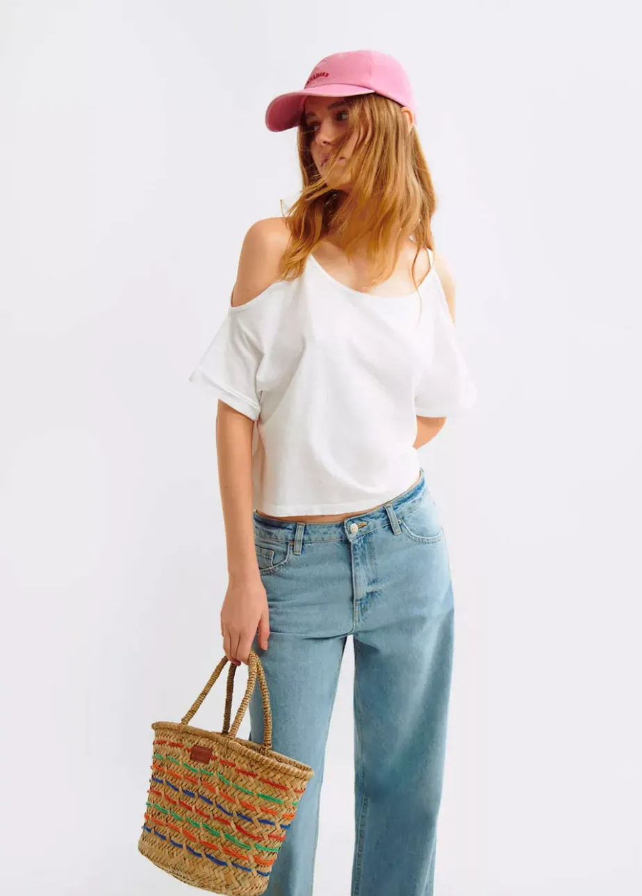 Mujer Brownie Spain Camisetas-Camiseta Claudie Tirantes Hombros