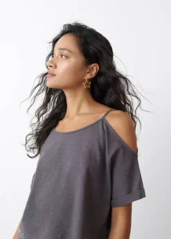 Mujer Brownie Spain Camisetas-Camiseta Claudie Tirantes Hombros