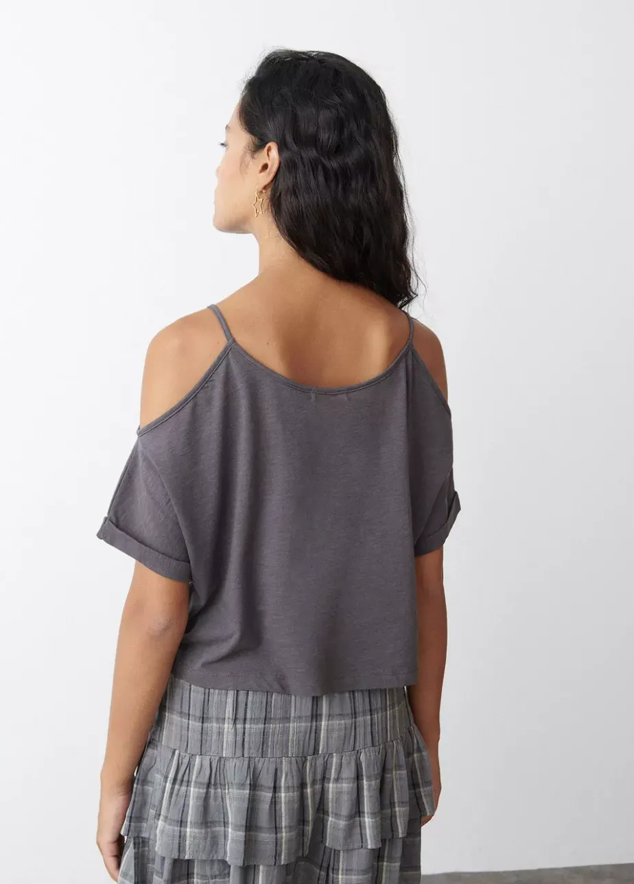 Mujer Brownie Spain Camisetas-Camiseta Claudie Tirantes Hombros