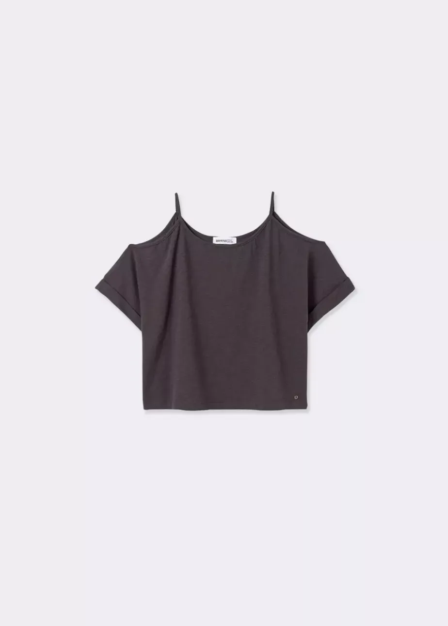Mujer Brownie Spain Camisetas-Camiseta Claudie Tirantes Hombros
