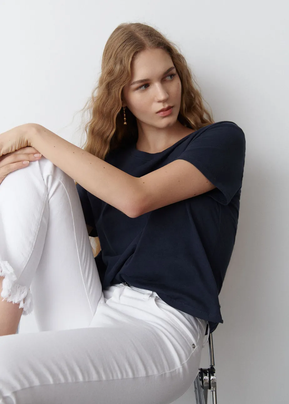 Mujer Brownie Spain Camisetas-Camiseta Cuello Redondo Basico