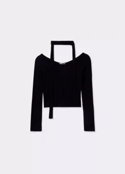 Mujer Brownie Spain Camisetas-Camiseta Hombros Descubiertos Lazada