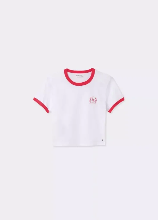 Mujer Brownie Spain Camisetas-Camiseta Manga Corta Contraste