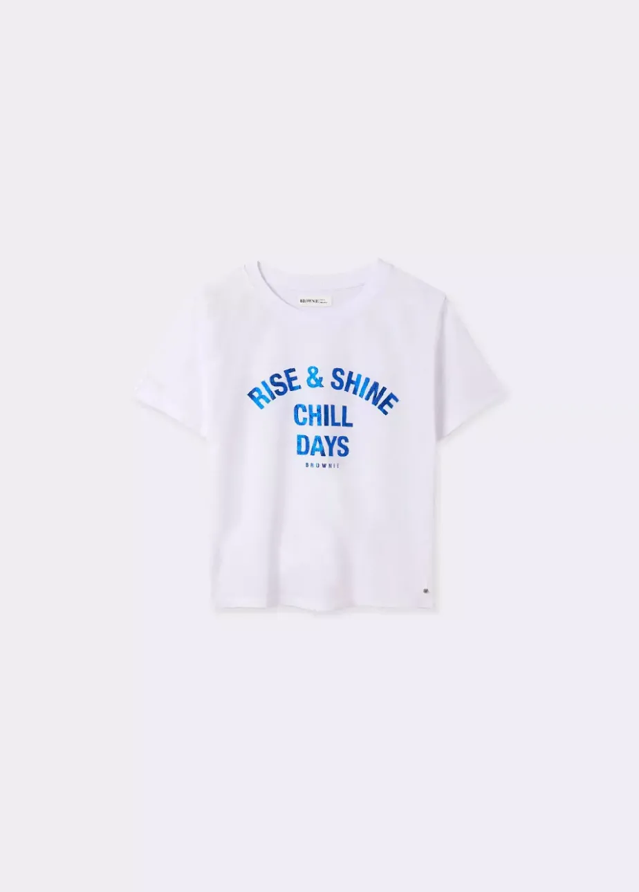 Mujer Brownie Spain Camisetas-Camiseta Manga Corta Foil