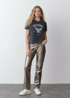 Mujer Brownie Spain Camisetas-Camiseta Print Aguila Manga Corta