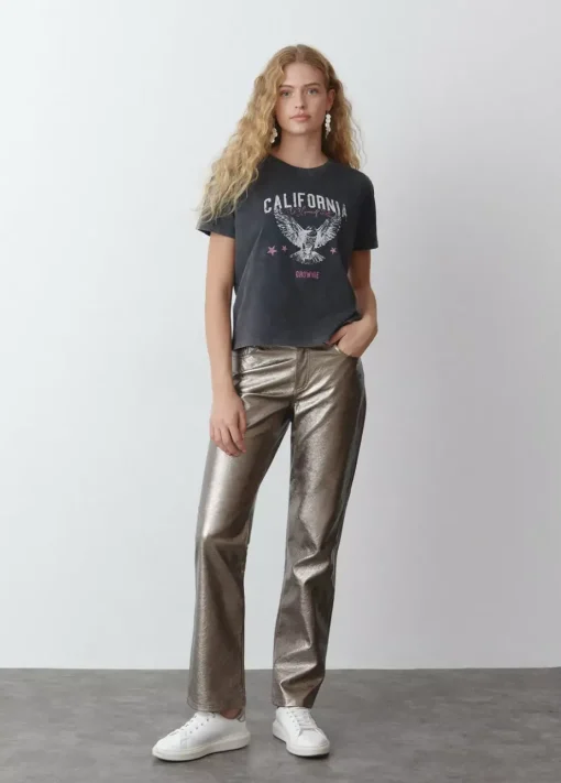 Mujer Brownie Spain Camisetas-Camiseta Print Aguila Manga Corta