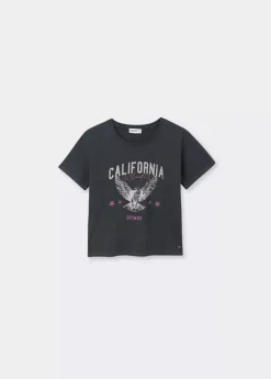 Mujer Brownie Spain Camisetas-Camiseta Print Aguila Manga Corta
