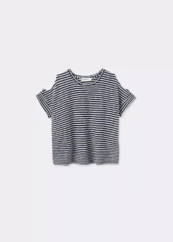 Mujer Brownie Spain Camisetas-Camiseta Rayas Apertura