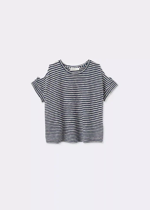 Mujer Brownie Spain Camisetas-Camiseta Rayas Apertura