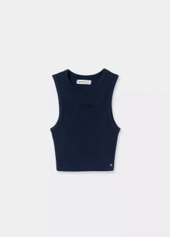 Mujer Brownie Spain Camisetas-Camiseta Sin Manga Bordada