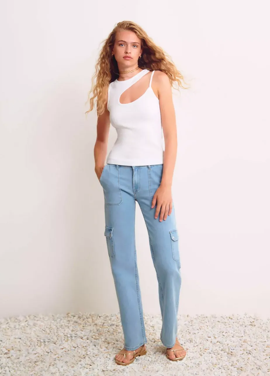 Mujer Brownie Spain Camisetas-Camiseta Tirantes Cut Out Canale
