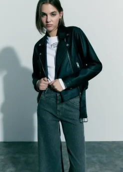 Mujer Brownie Spain Abrigos Y Chaquetas-Cazadora Efecto Piel