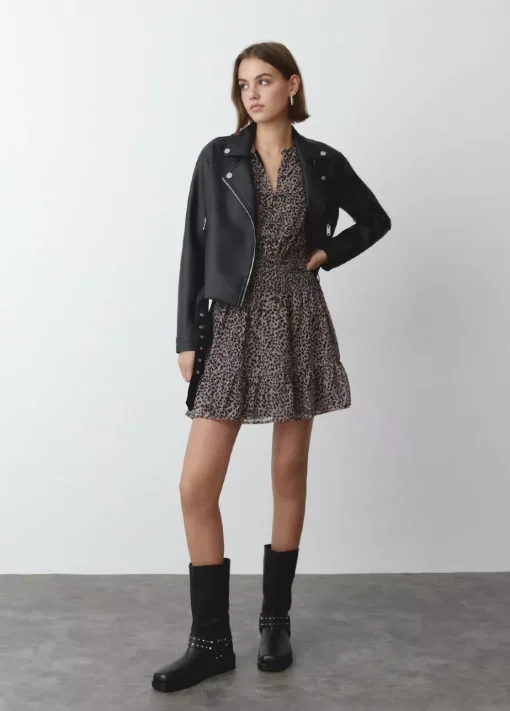 Mujer Brownie Spain Abrigos Y Chaquetas-Cazadora Efecto Piel